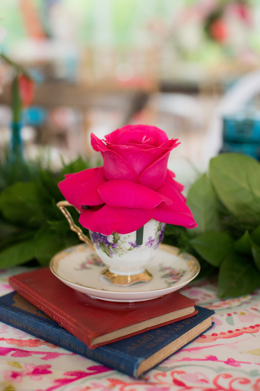 Rose in a Teacup Centerpiece