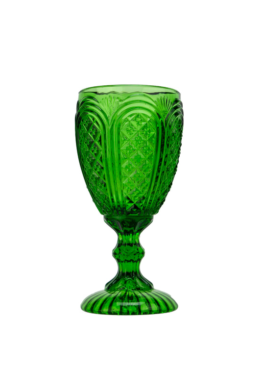 Emerald glassware