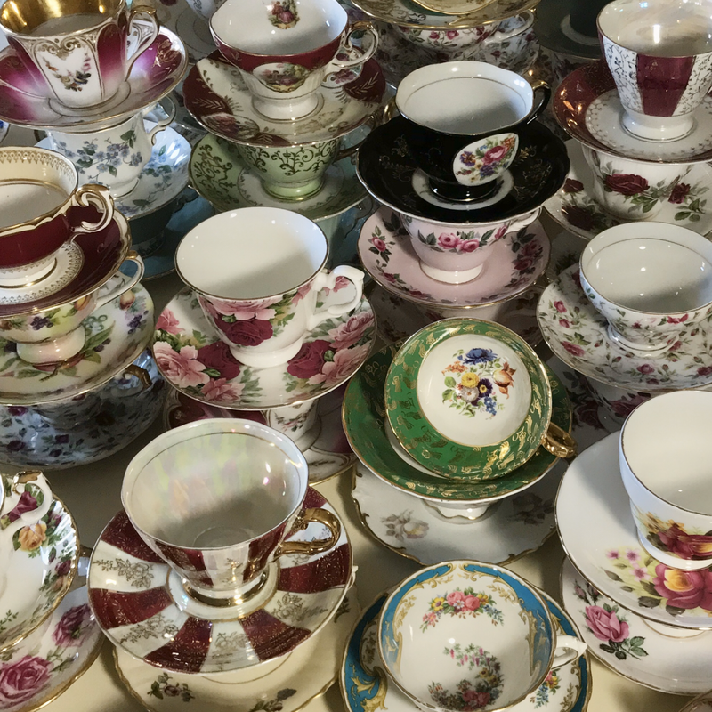 Red Teacups for rent in Lake Geneva Wisconsin