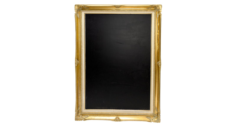 Framed chalkboard