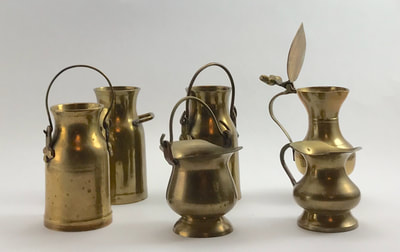 Small Brass Jugs for Flowers