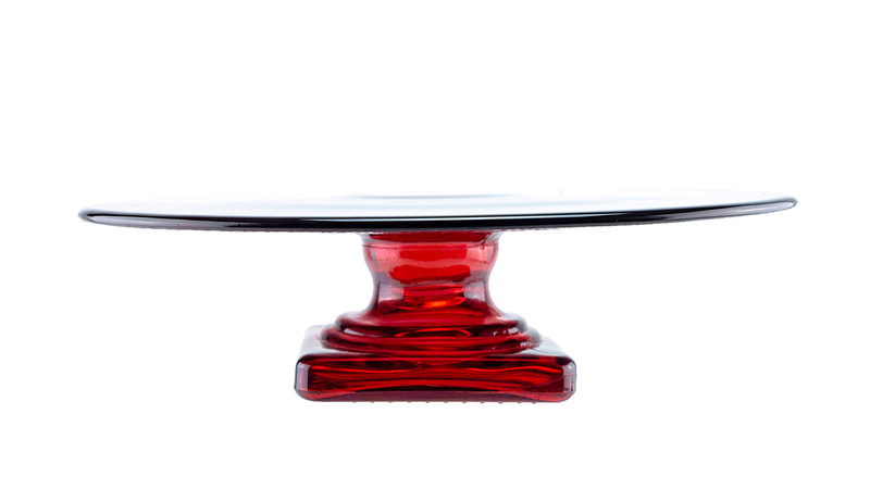 Red cake stand rental