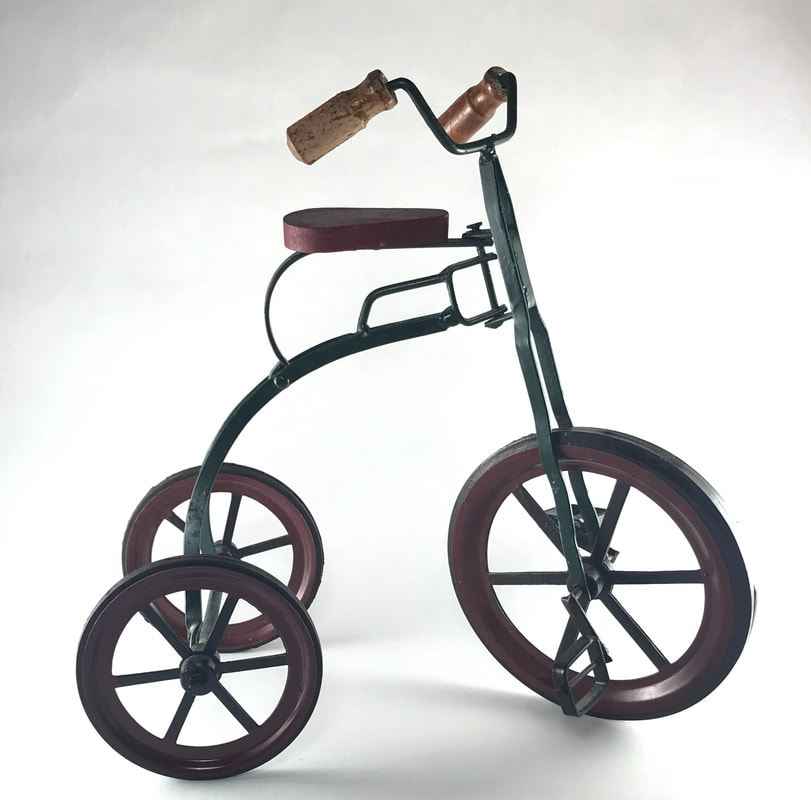 Vintage tricycle prop